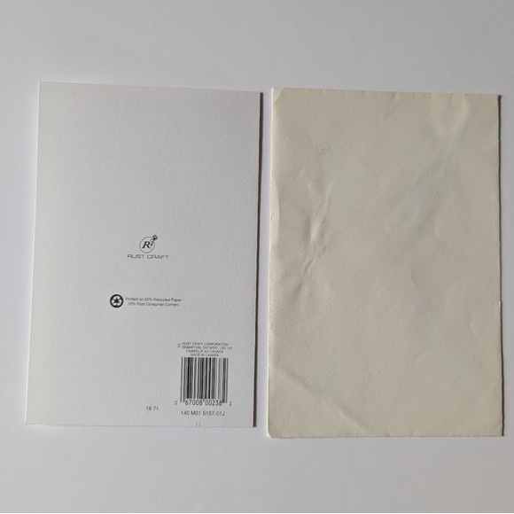 Unused Vintage Mother's Day Bunny Greeting Card for Godmother by Rust Craft - Picture 5 of 8